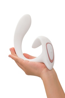 Вибратор для стимуляции зоны G и клитора Satisfyer G for Goddess 1 белый