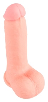 Гибкий силиконовый фаллоимитатор Medical Silicone Dildo - 20 см